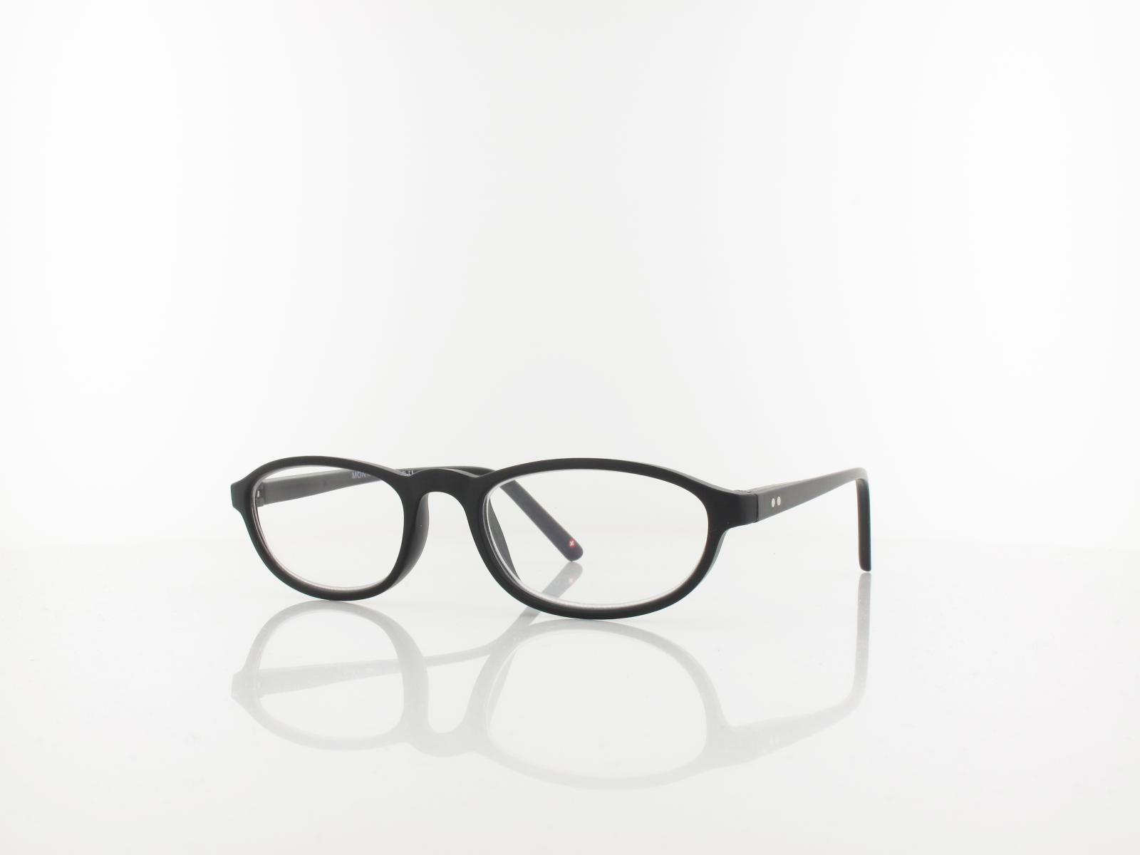 Brilando | HMR57 Fertiglesebrille | matt black | +1,50