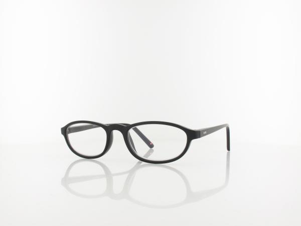 Brilando | HMR57 Fertiglesebrille | matt black | +1,50