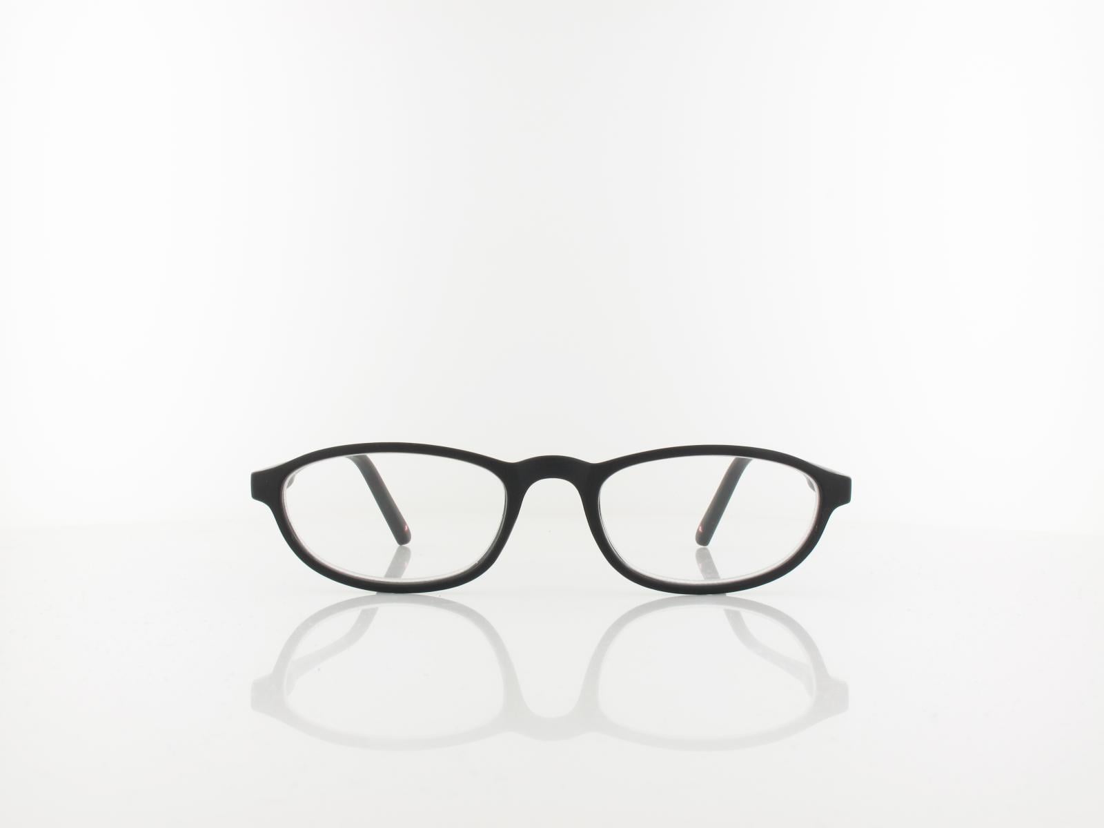 Brilando | HMR57 Fertiglesebrille | matt black | +1,50