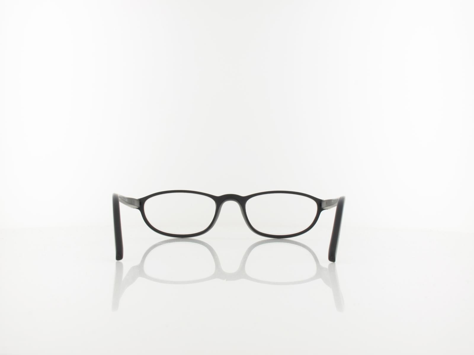 Brilando | HMR57 Fertiglesebrille | matt black | +1,50