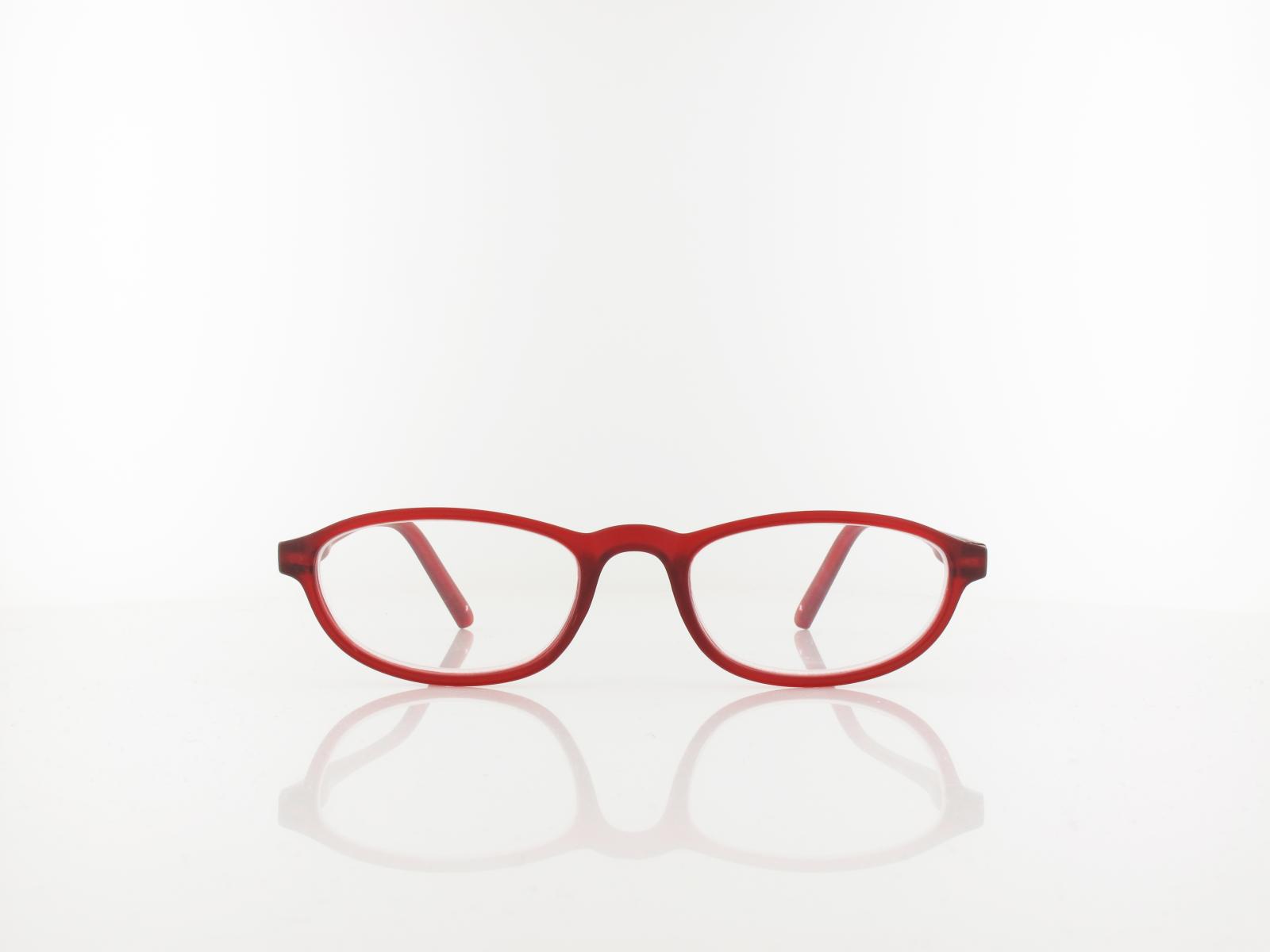 Brilando | HMR57C Fertiglesebrille | matt burgundy  | +1,50