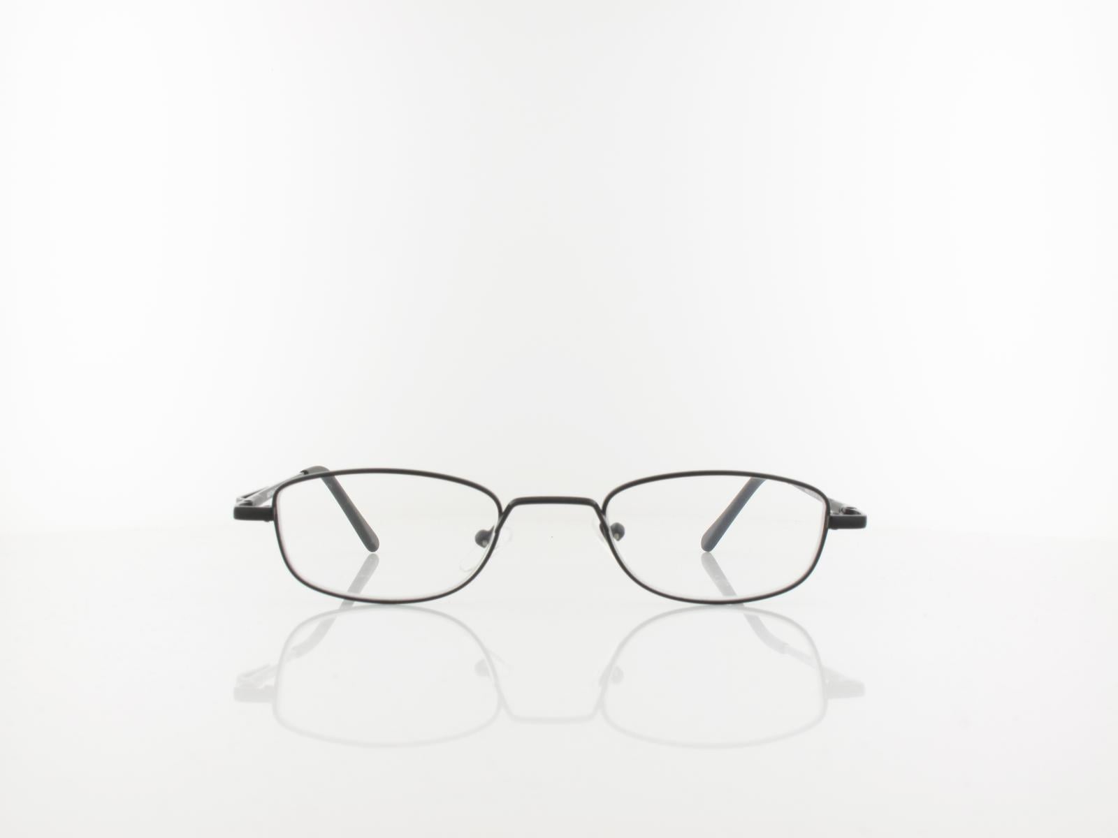 Brilando | HMR63B Fertiglesebrille | matt black | +1,50