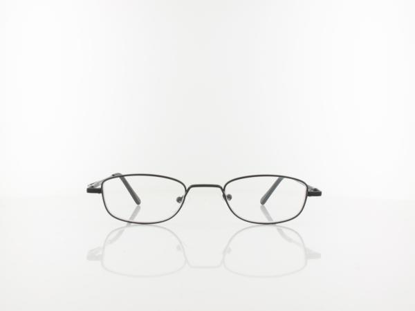 Brilando | HMR63B Fertiglesebrille | matt black | +1,50