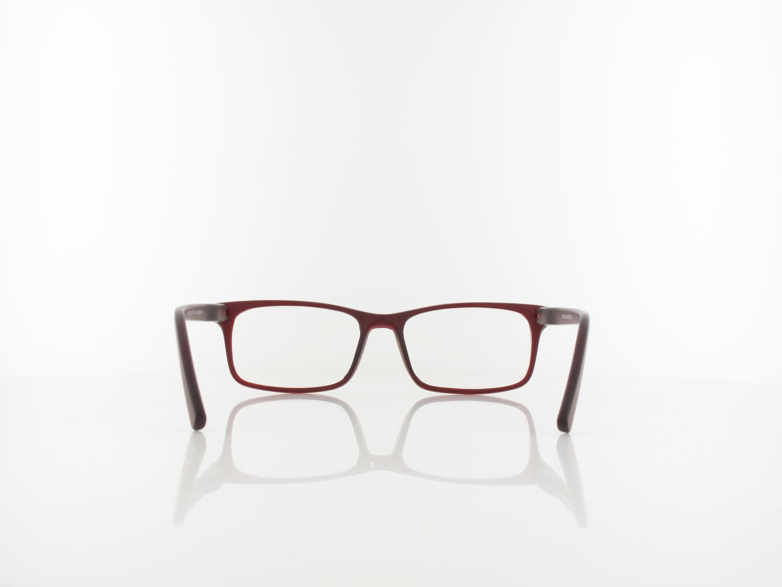 Brilando | HMR73C Fertiglesebrille | dark red | +1,50
