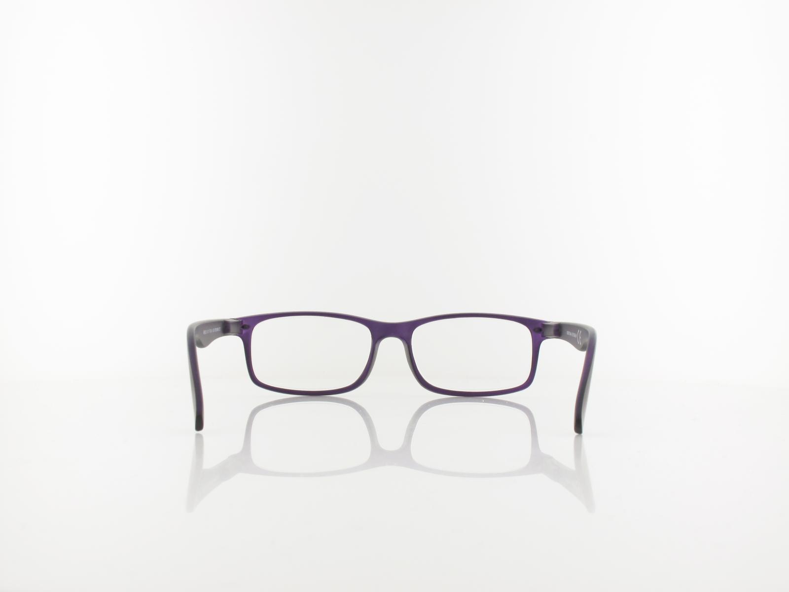 Brilando | MR83D Fertiglesebrille | purple | +2,50