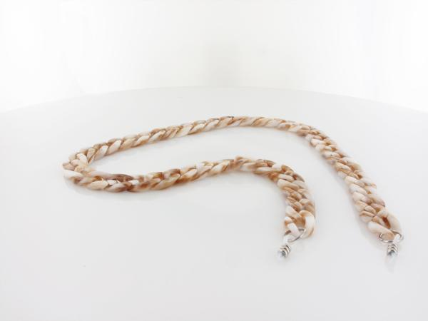 Brilando | Brillenkette 416DS | white khaki