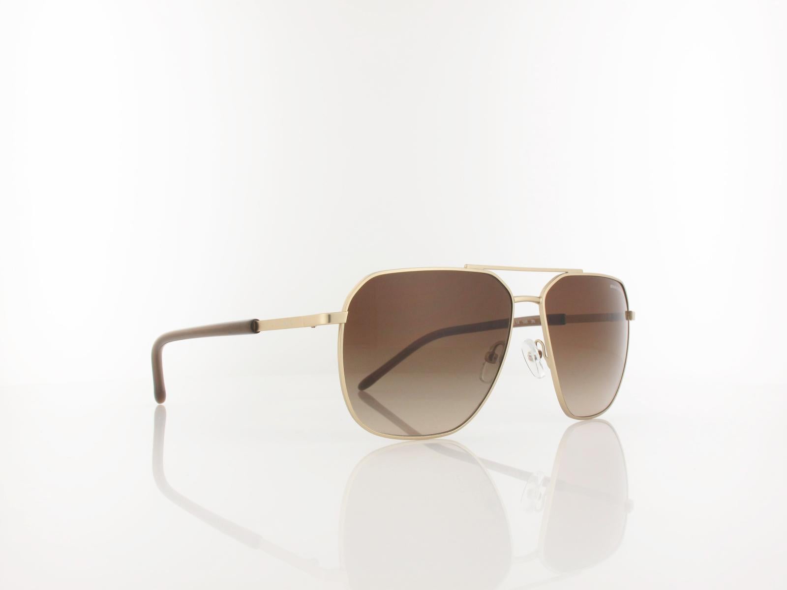 Armani Exchange | AX2057S 612113 59 | matte pale gold / brown gradient
