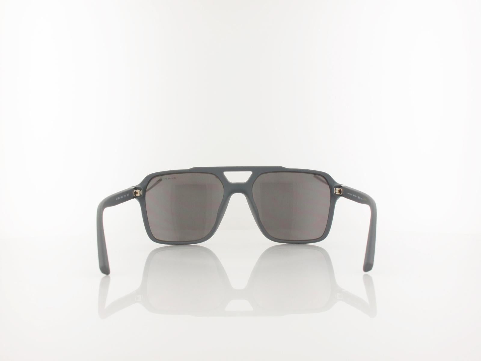 Armani Exchange | AX4166S 8400Z3 57 | matte grey / grey mirror silver polar