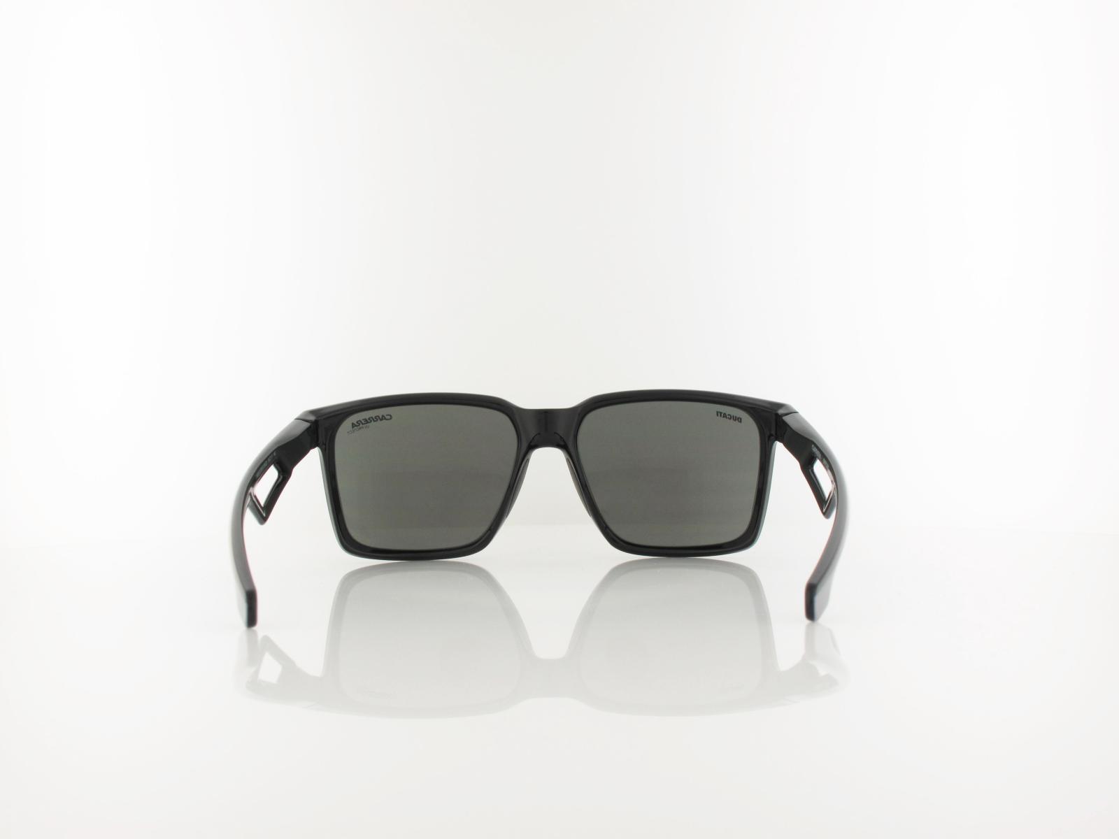 Carrera | CARDUC 065/S 80S/Z0 56 | black white / blue multimirror
