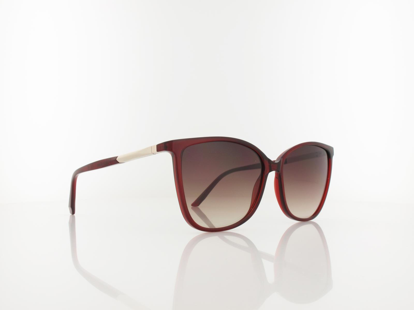 Calvin Klein | CK25504S 605 57 | transparent burgundy / brown gradient