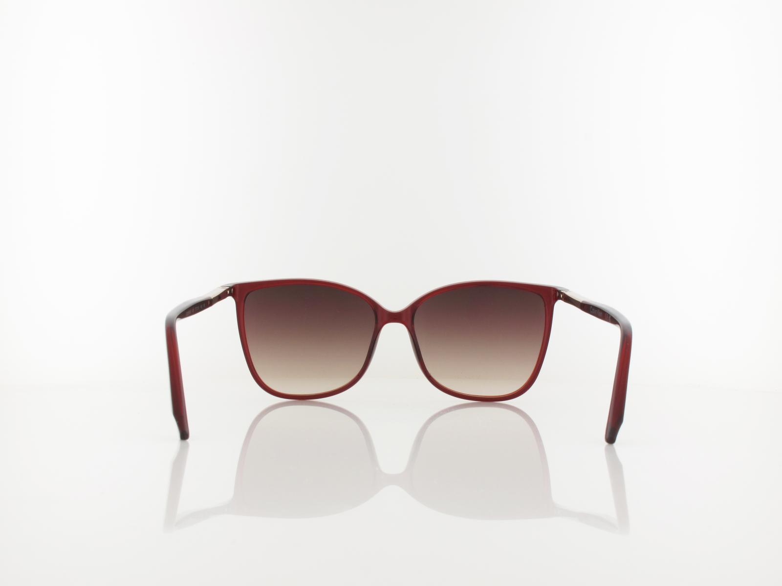 Calvin Klein | CK25504S 605 57 | transparent burgundy / brown gradient