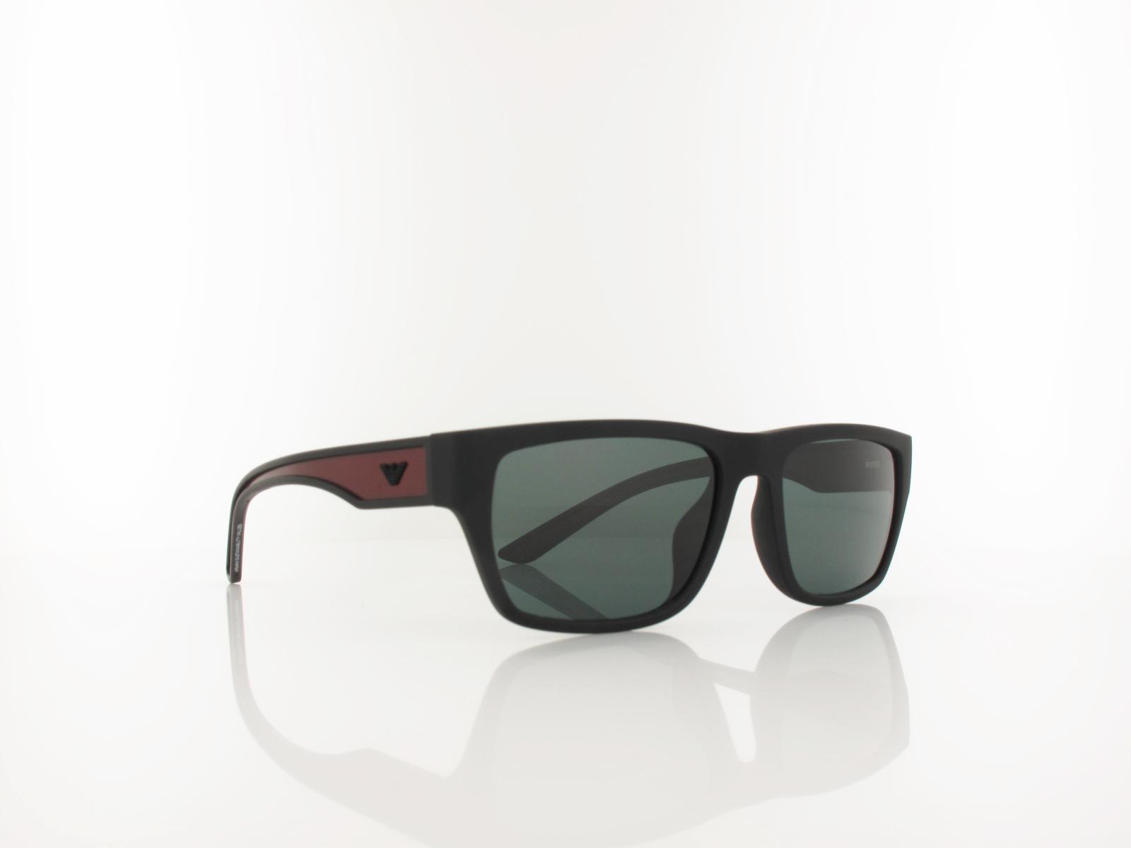 Emporio Armani | EA4267U 500987 57 | rubberized matte black / dark grey
