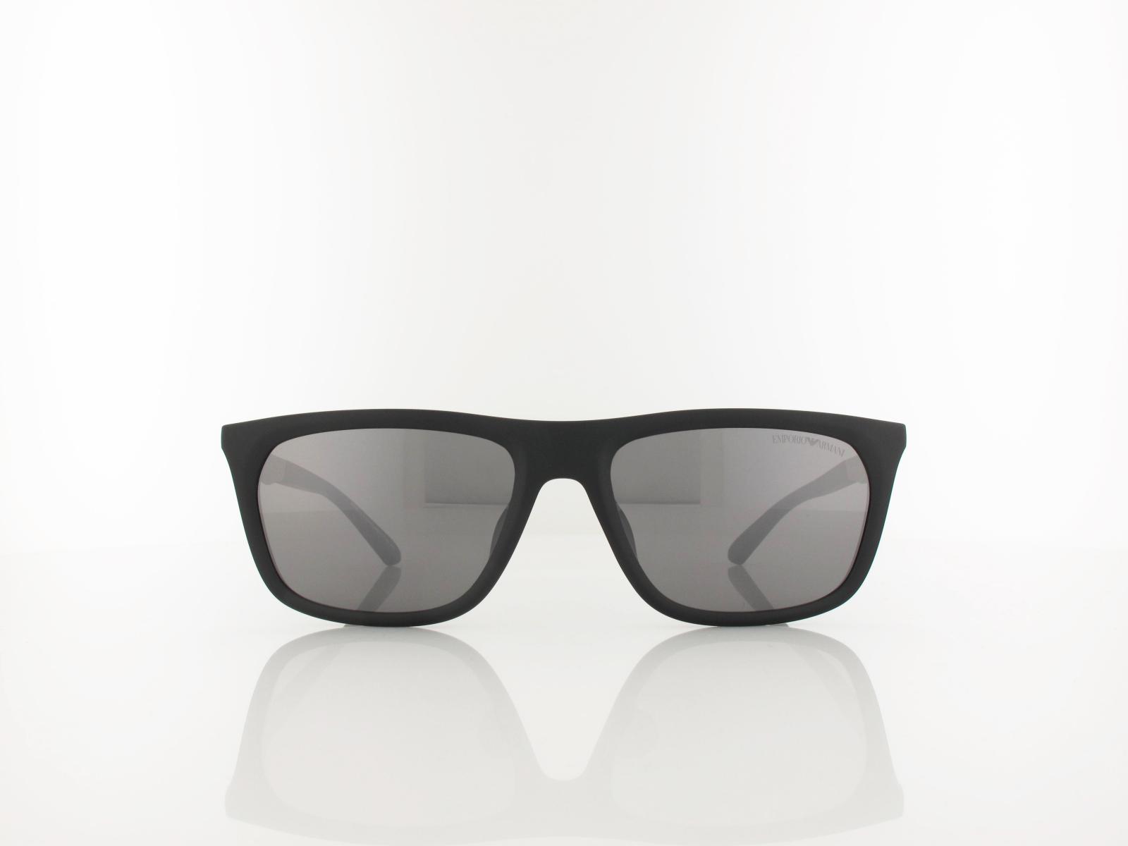 Emporio Armani | EA4272U 63726G 57 | matte black / dark grey mirror silver