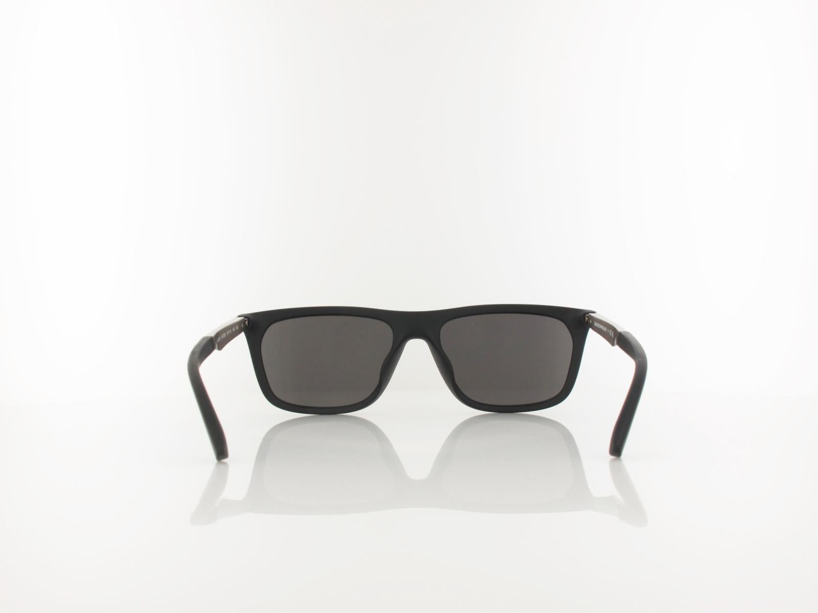 Emporio Armani | EA4272U 63726G 57 | matte black / dark grey mirror silver