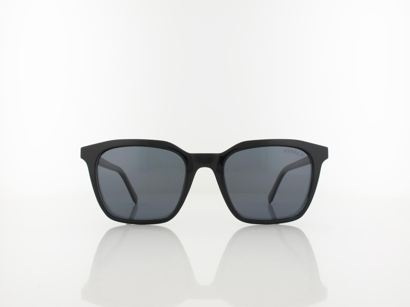 Guess | GU00170 01D 53 | shiny black / smoke polarized