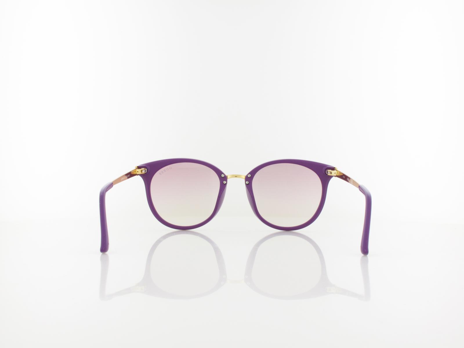 Guess | GU7688 81Z 52 | shiny violet / violet gradient mirror