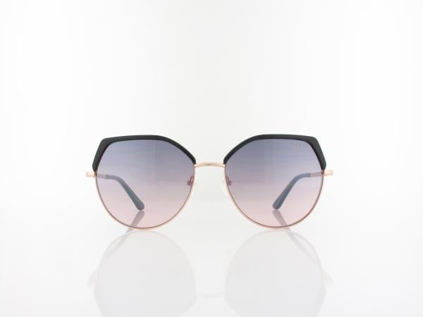 Guess | GU7736 01U 58 | shiny black / bordeaux mirror