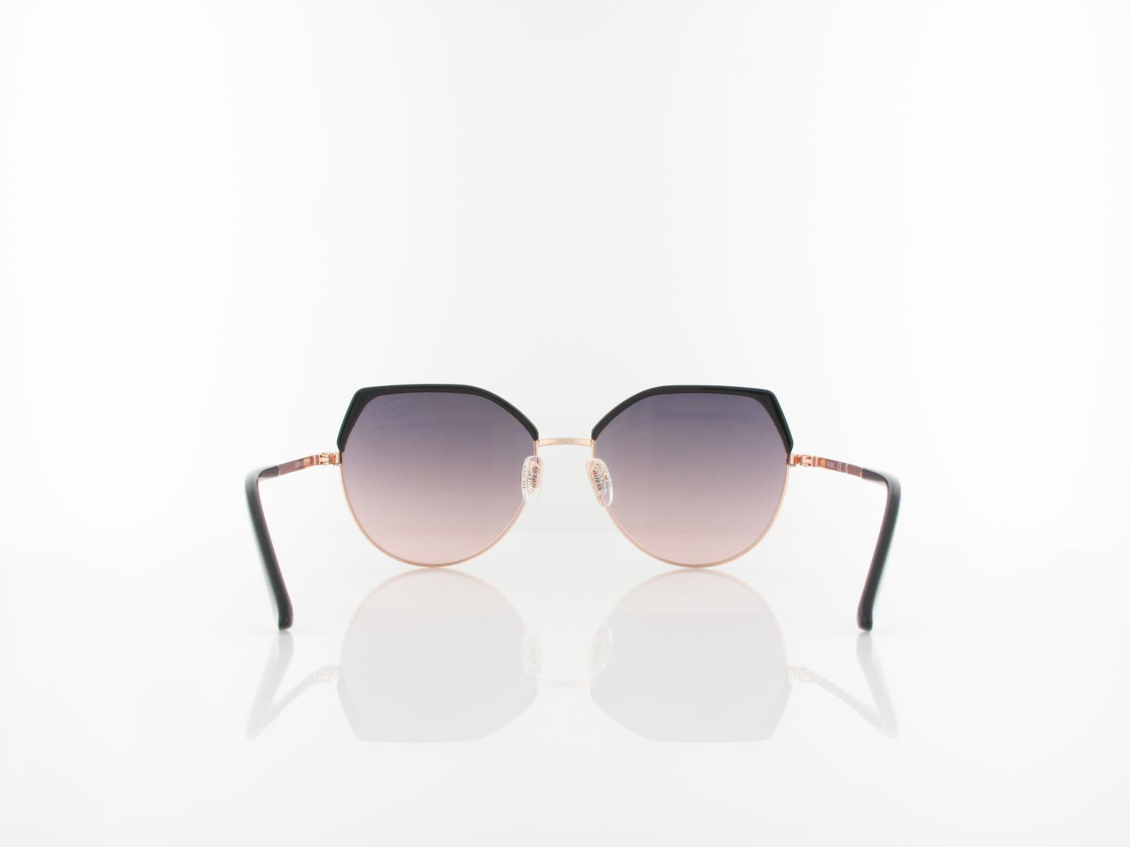 Guess | GU7736 01U 58 | shiny black / bordeaux mirror