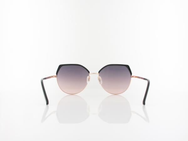 Guess | GU7736 01U 58 | shiny black / bordeaux mirror
