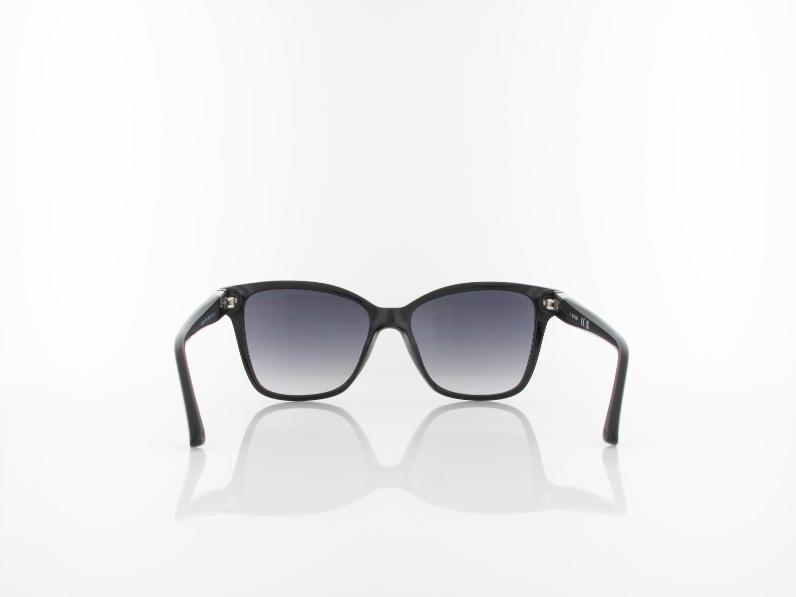 Guess | GU7776 01B 54 | shiny black / gradient smoke