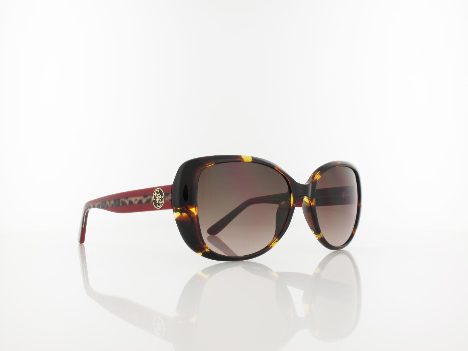 Guess | GU7822 52F 56 | dark havana / gradient brown