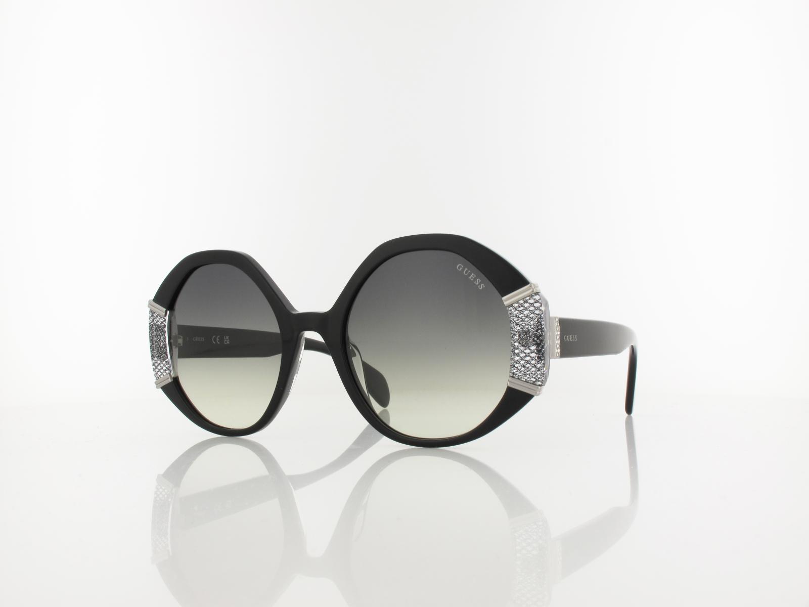 Guess | GU7874 01B 54 | shiny black / gradient smoke