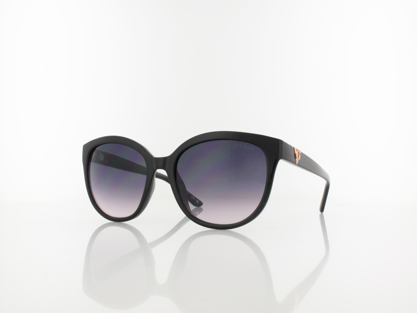 Guess | GU7877 01B 56 | shiny black / gradient smoke