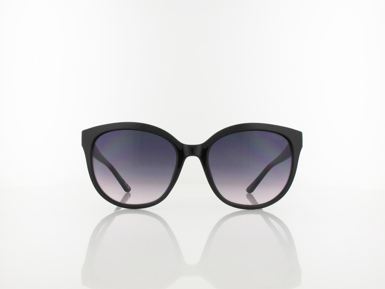 Guess | GU7877 01B 56 | shiny black / gradient smoke