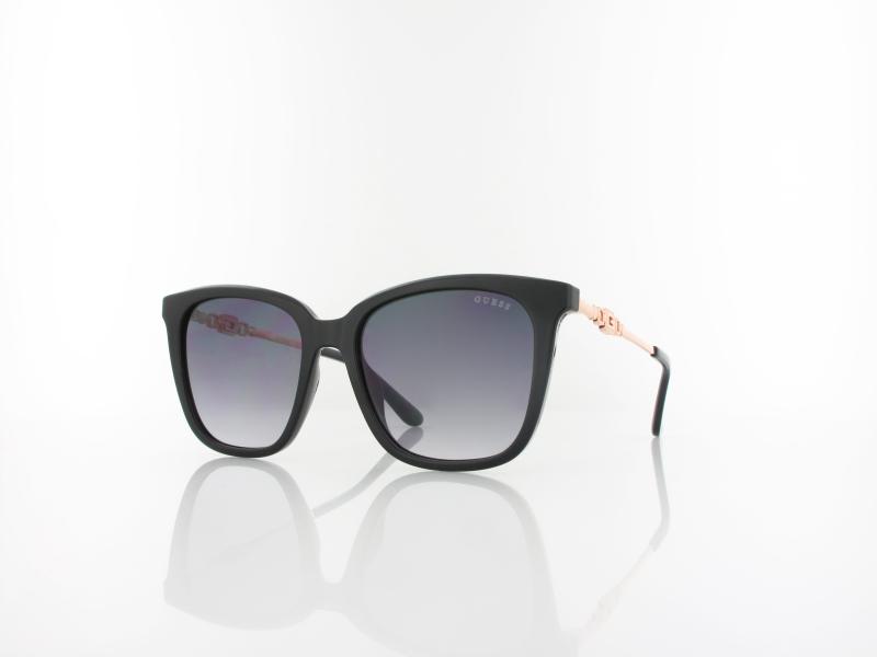 Guess | GU7886 01B 53 | shiny black / gradient smoke