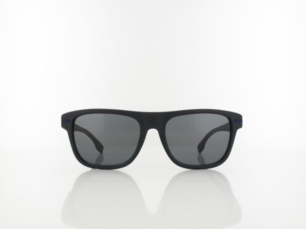 Boss | BOSS 1322/S 0VK/M9 55 | matte black blue / grey polarized