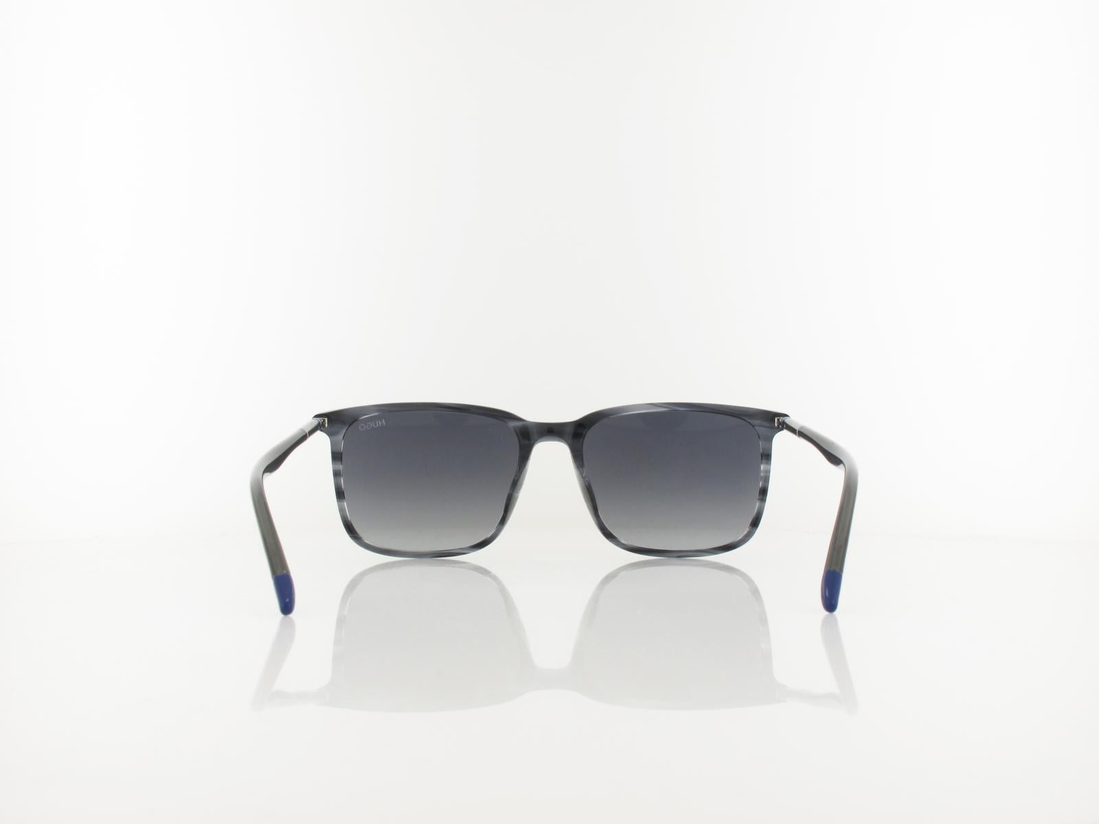 Hugo | HG 1344/S 2W8/9O 55 | grey horn / dark grey shaded