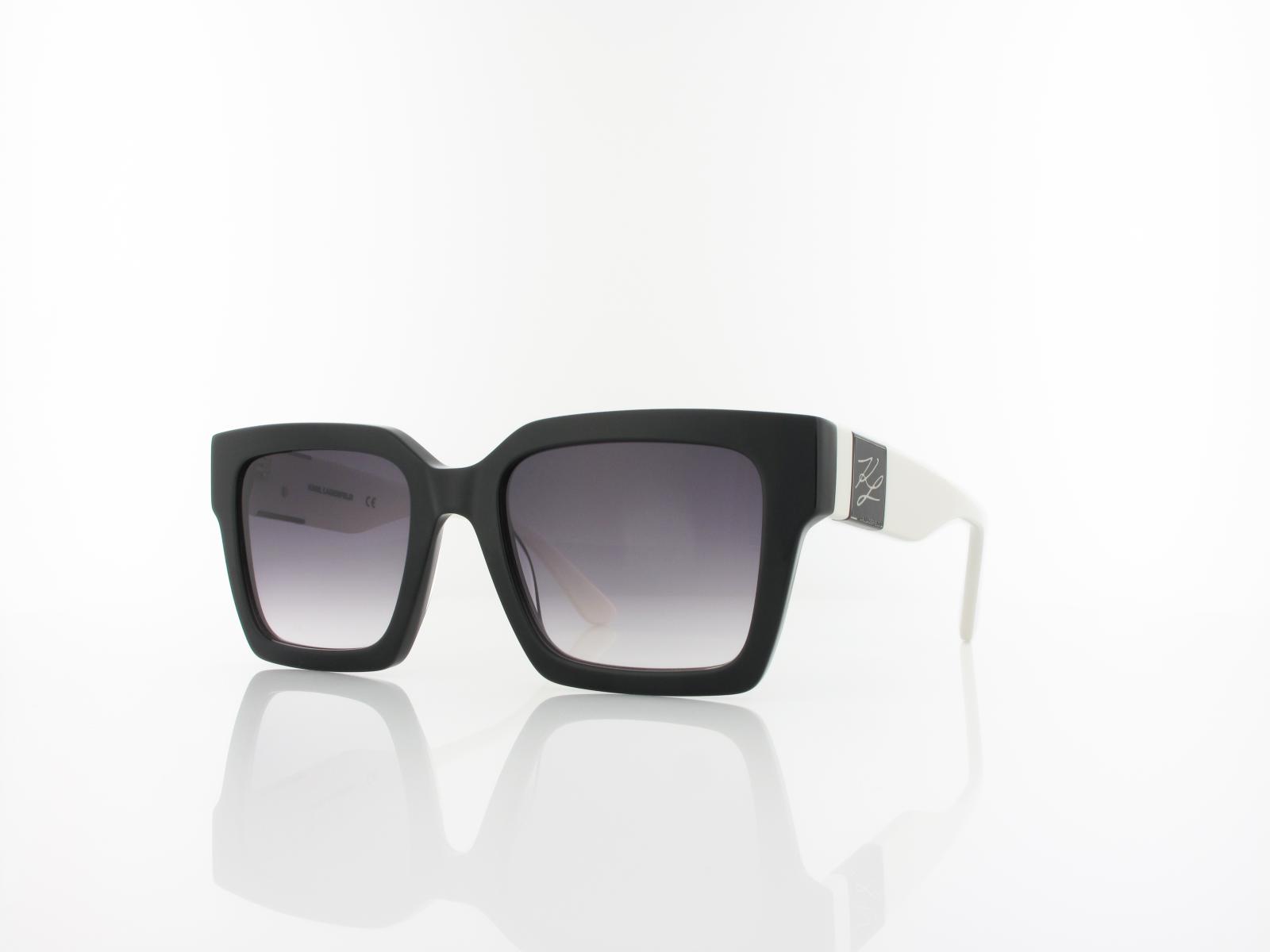 Karl Lagerfeld | KL6057S 004 52 | black white / gradient grey