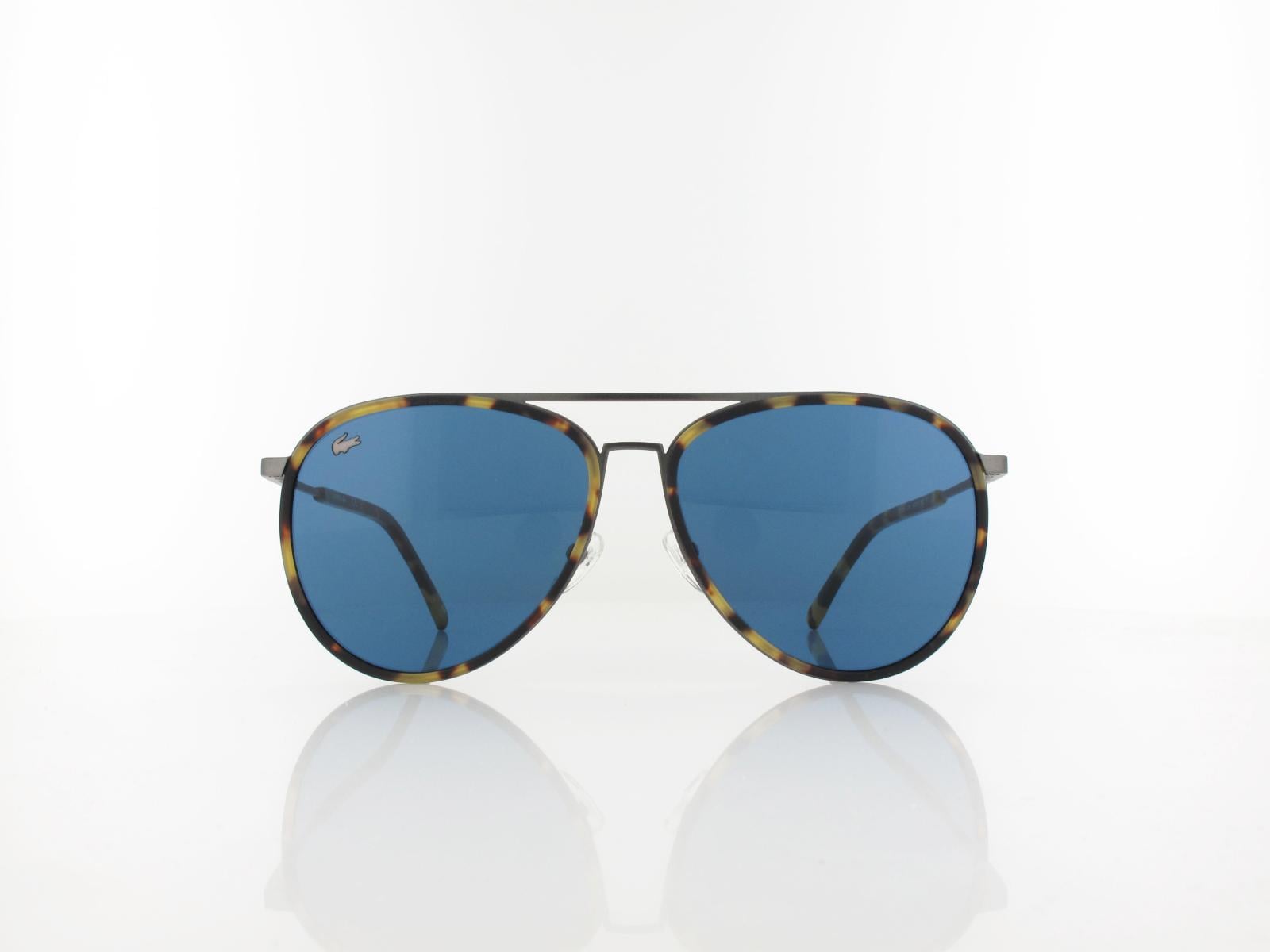 Lacoste | L215S 214 60 | matte havana dark ruthenium / blue