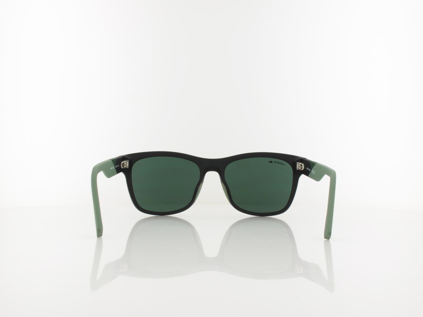 Lacoste | L6043S 002 56 | matte black green mirror / green