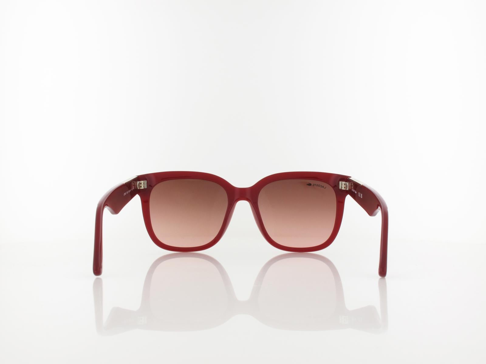 Lacoste | L970S 601 55 | opalin burgundy / gradient burgundy rose