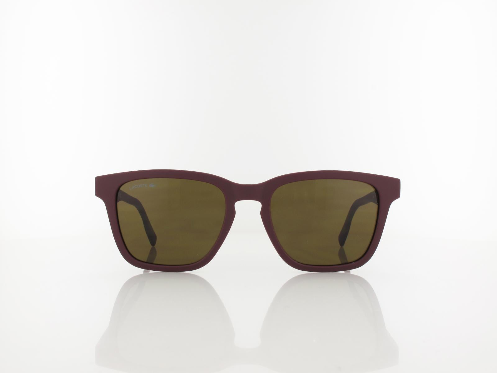 Lacoste | L987S 603 53 | matte dark red / brown
