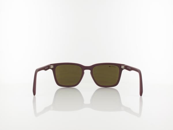 Lacoste | L987S 603 53 | matte dark red / brown