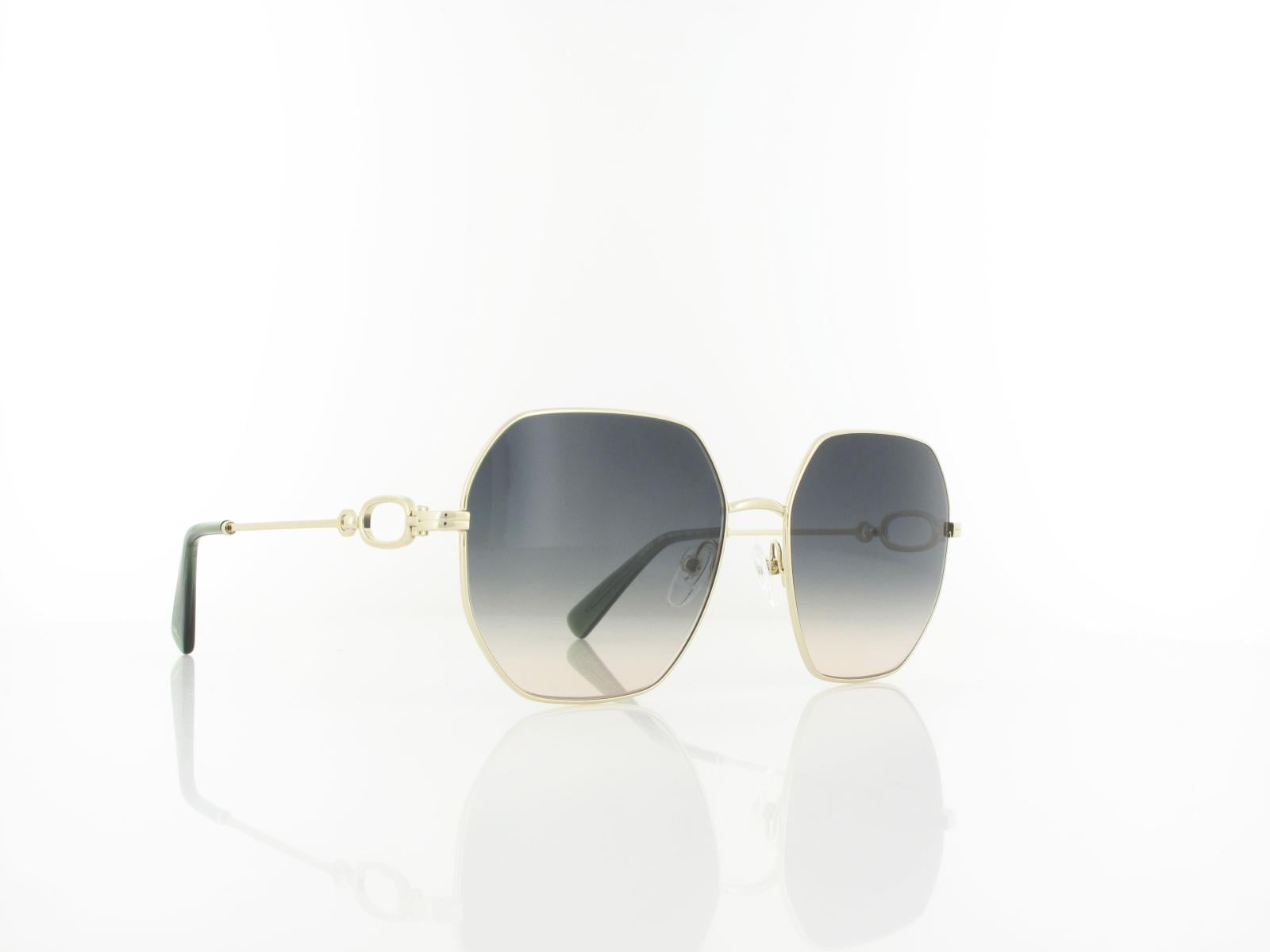 Longchamp | LO187S 725 58 | gold gradient green rose / grey gradient