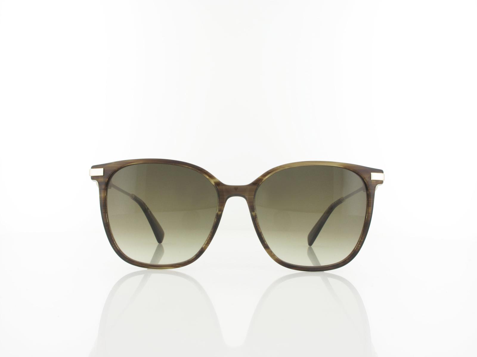 Longchamp | LO805S 211 55 | striped brown / brown gradient
