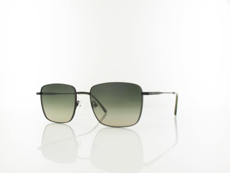 Brilando | Premium Sun L2650 56 | d&uuml;nkelgr&uuml;n schwarz matt / gr&uuml;n grau verlauf 85-65%