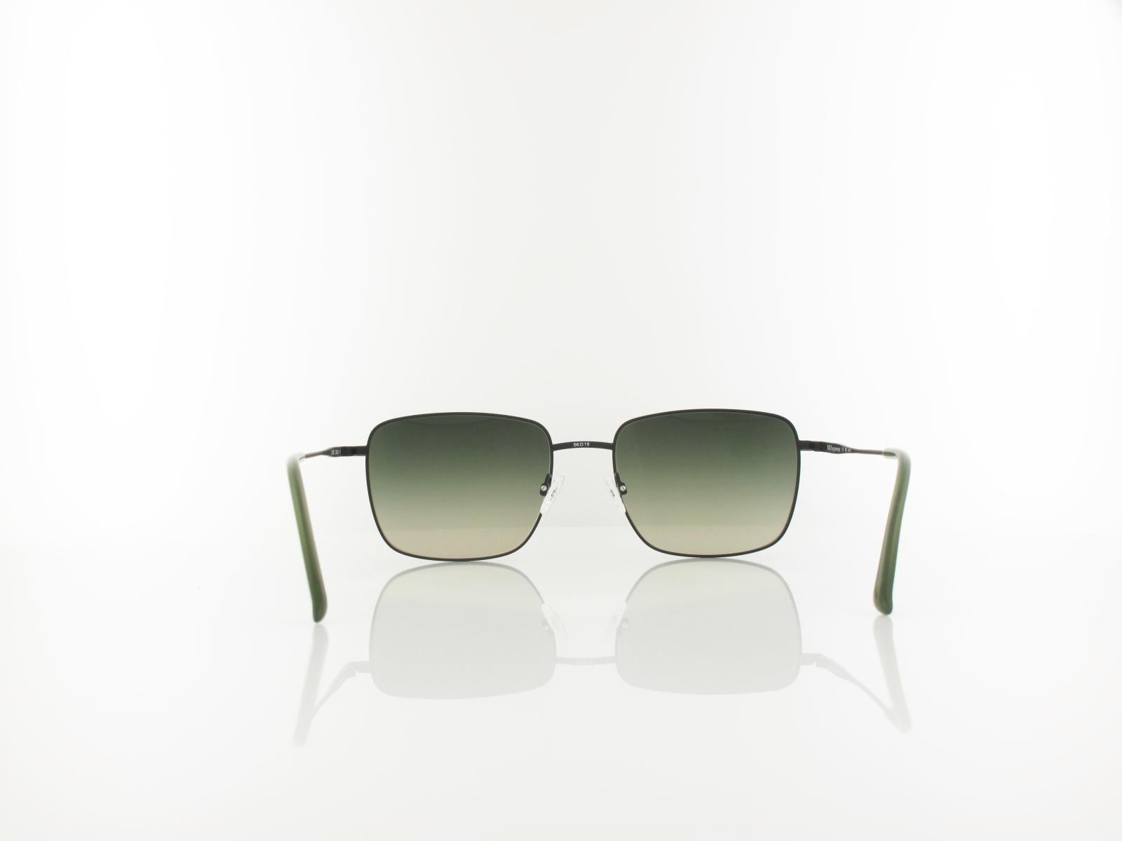 Brilando | Premium Sun L2650 56 | d&uuml;nkelgr&uuml;n schwarz matt / gr&uuml;n grau verlauf 85-65%