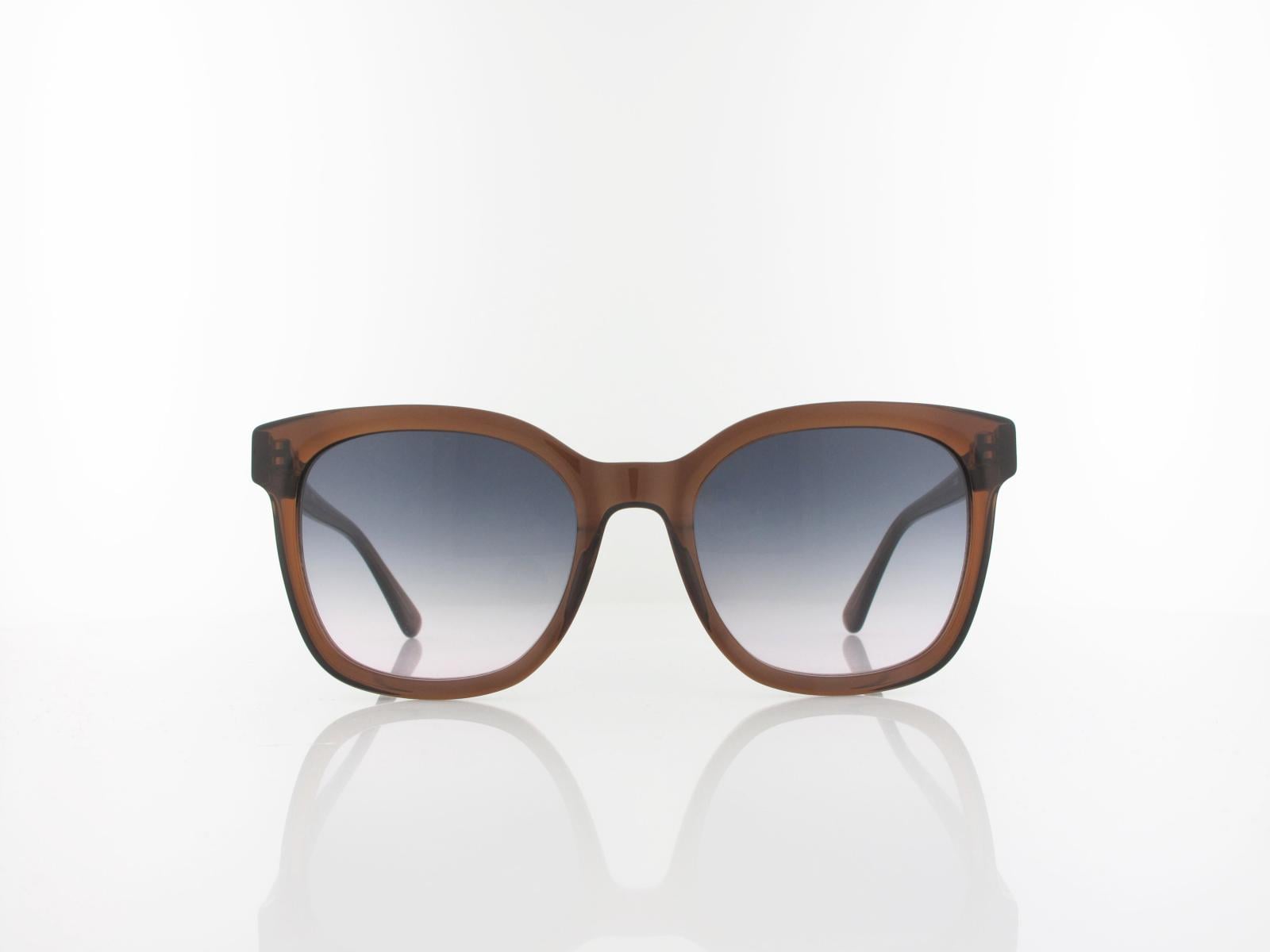 Brilando Premium Sun | S2530 54 | dunkelbraun transparent / bicolor verlauf grau violett