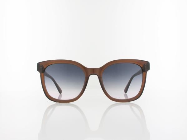 Brilando Premium Sun | S2530 54 | dunkelbraun transparent / bicolor verlauf grau violett