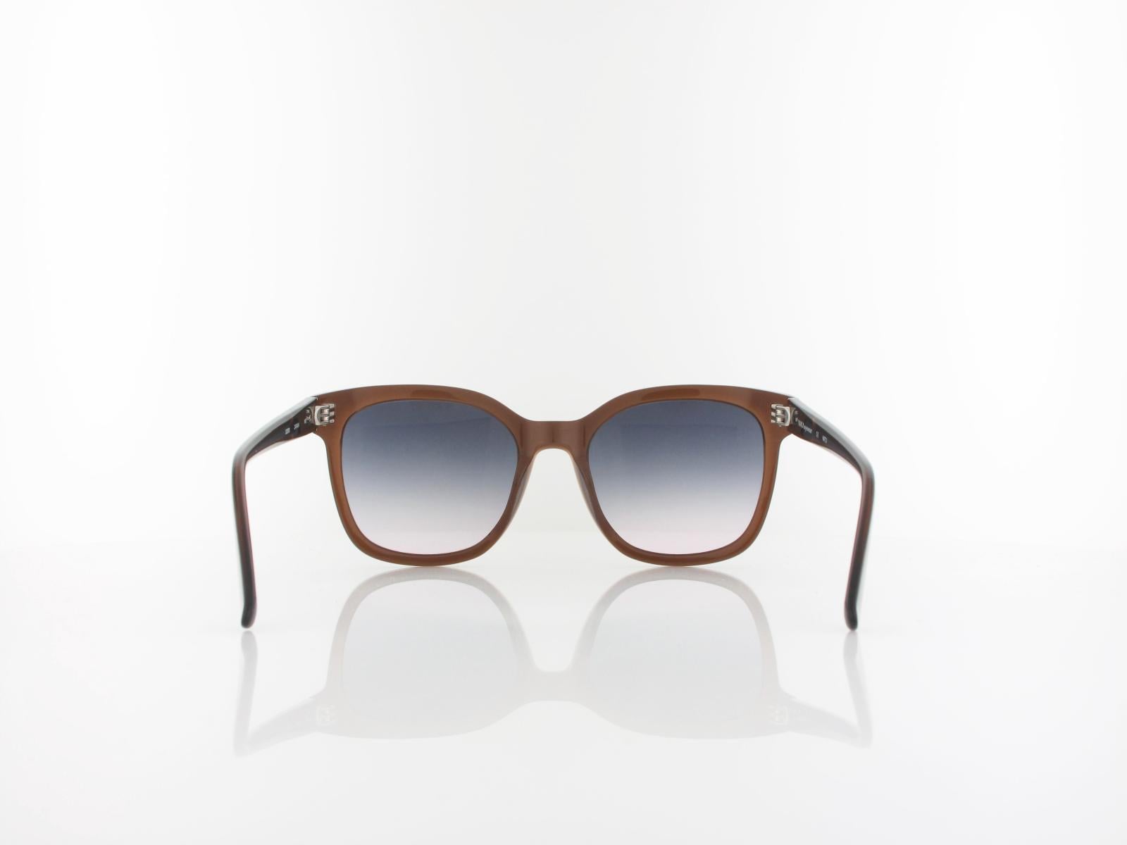 Brilando Premium Sun | S2530 54 | dunkelbraun transparent / bicolor verlauf grau violett