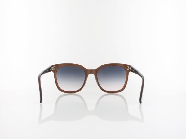 Brilando Premium Sun | S2530 54 | dunkelbraun transparent / bicolor verlauf grau violett