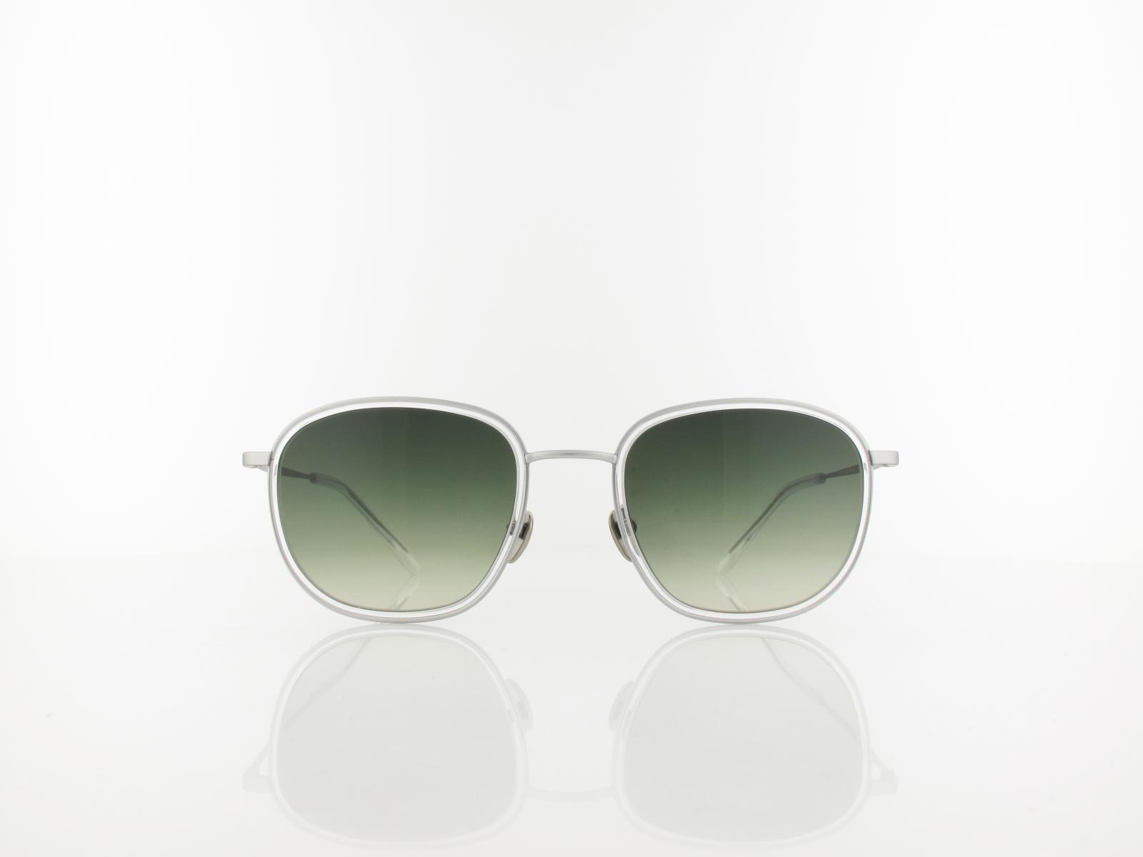 Brilando | Premium  Titan T2350 52 | silber transparent / gr&uuml;n grau verlauf 85-65 prozent