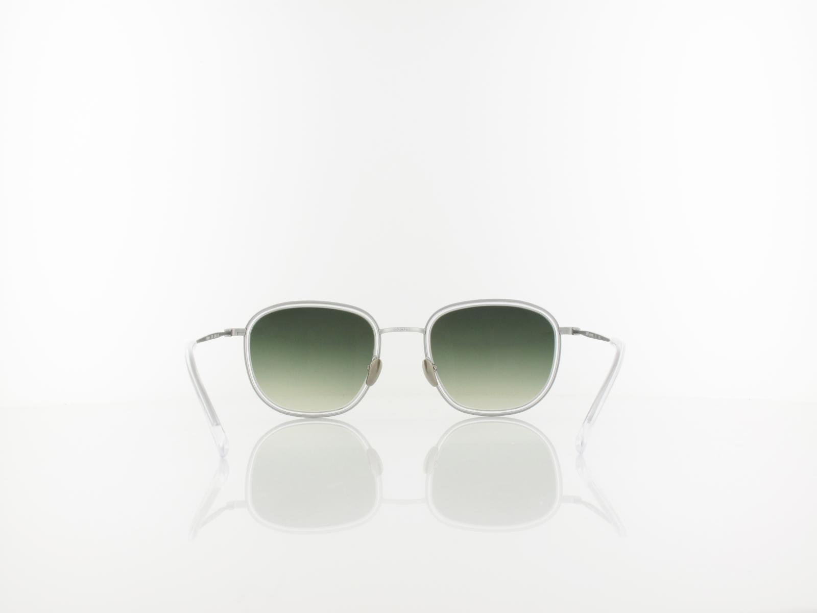 Brilando | Premium  Titan T2350 52 | silber transparent / gr&uuml;n grau verlauf 85-65 prozent