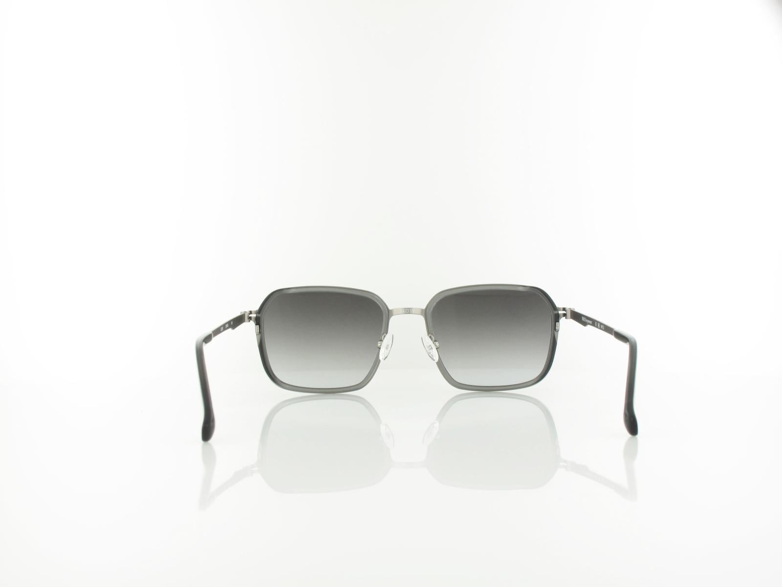 Brilando | Premium Sun U2650 54 | dunkelgrau transparent gun matt / bicolor verlauf grau blau 90-50%