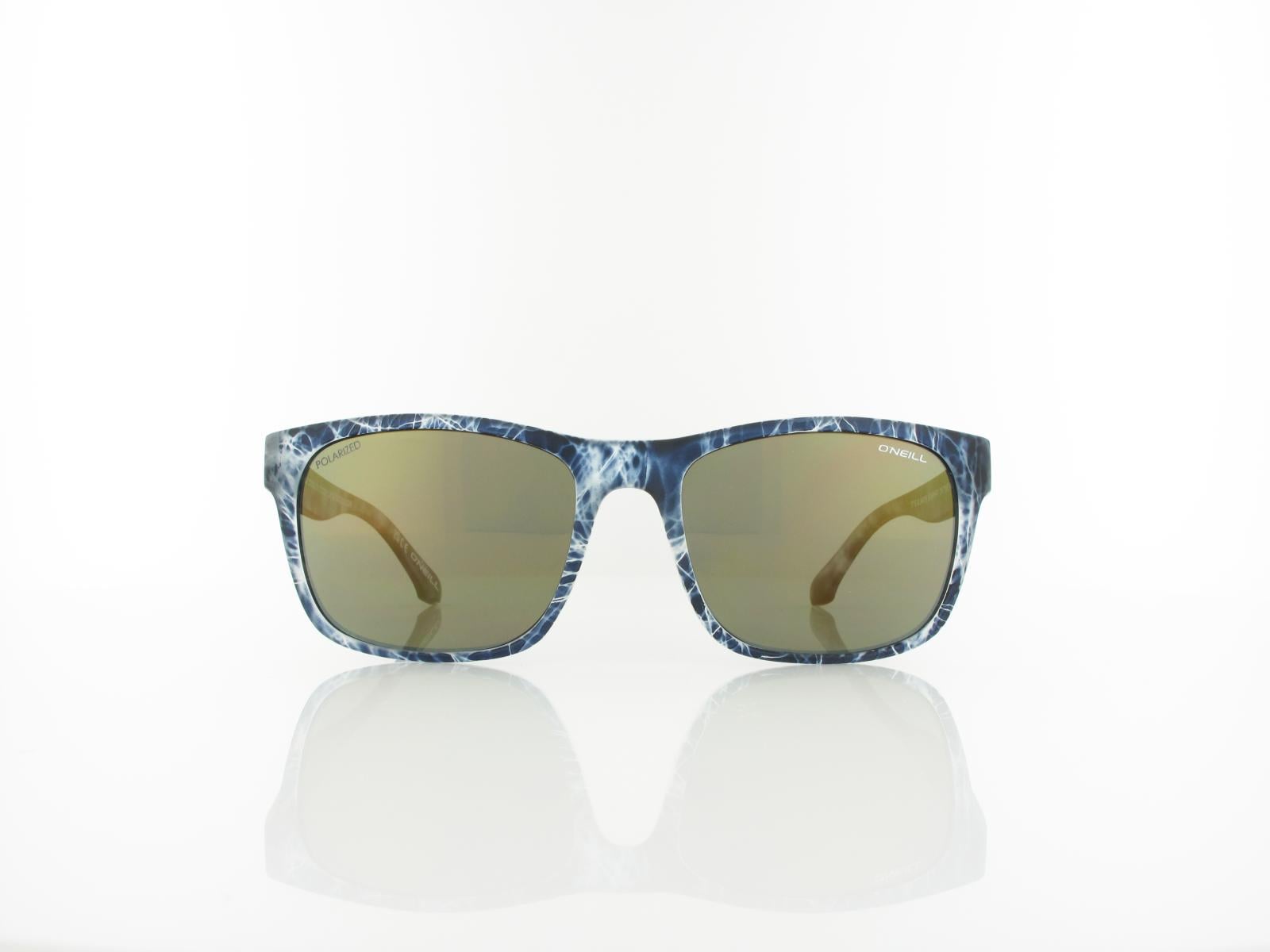 O'Neill | COXOS 2.0 113P 55 | matte blue water print / solid smoke with gold flash