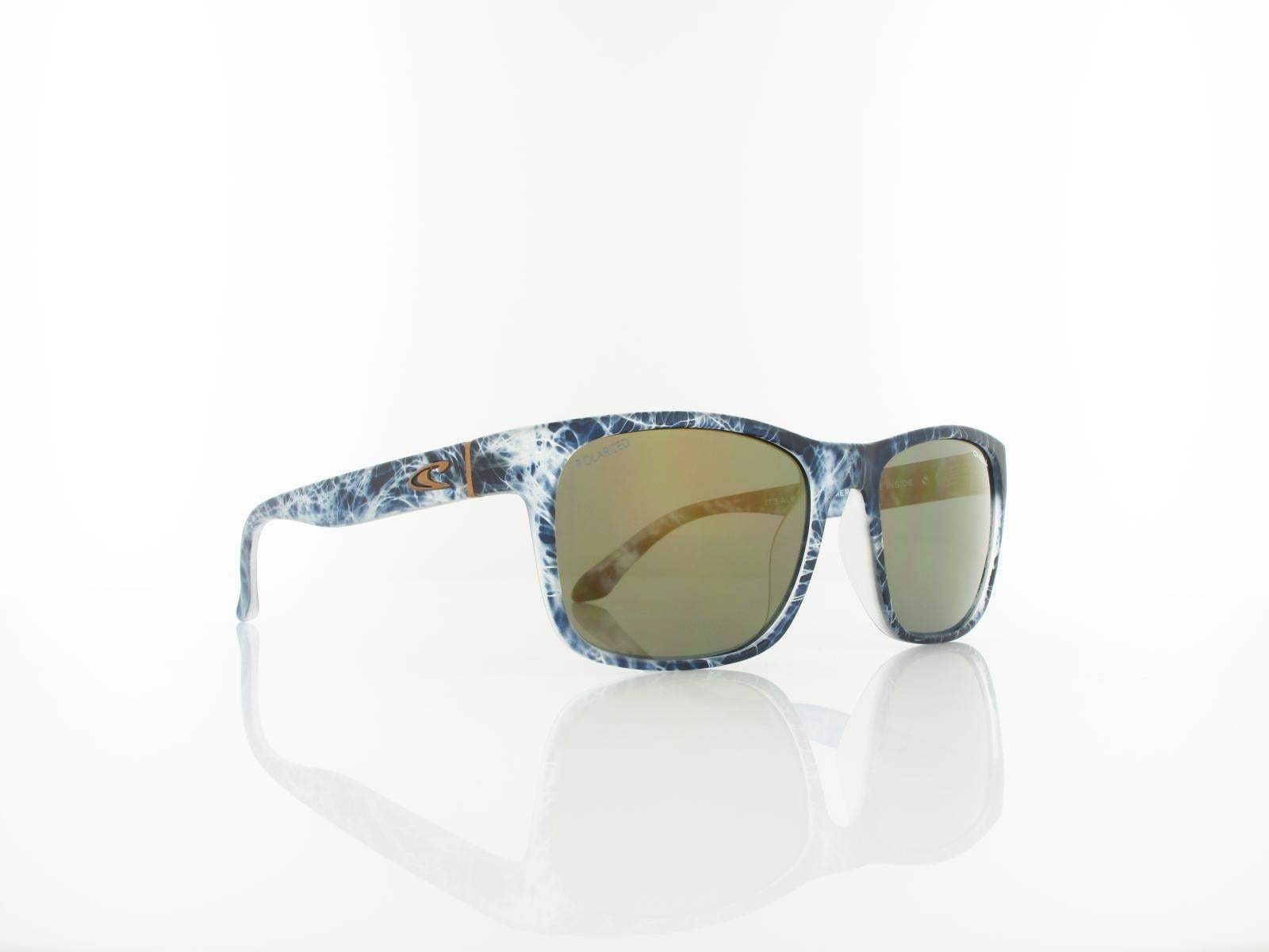 O'Neill | COXOS 2.0 113P 55 | matte blue water print / solid smoke with gold flash